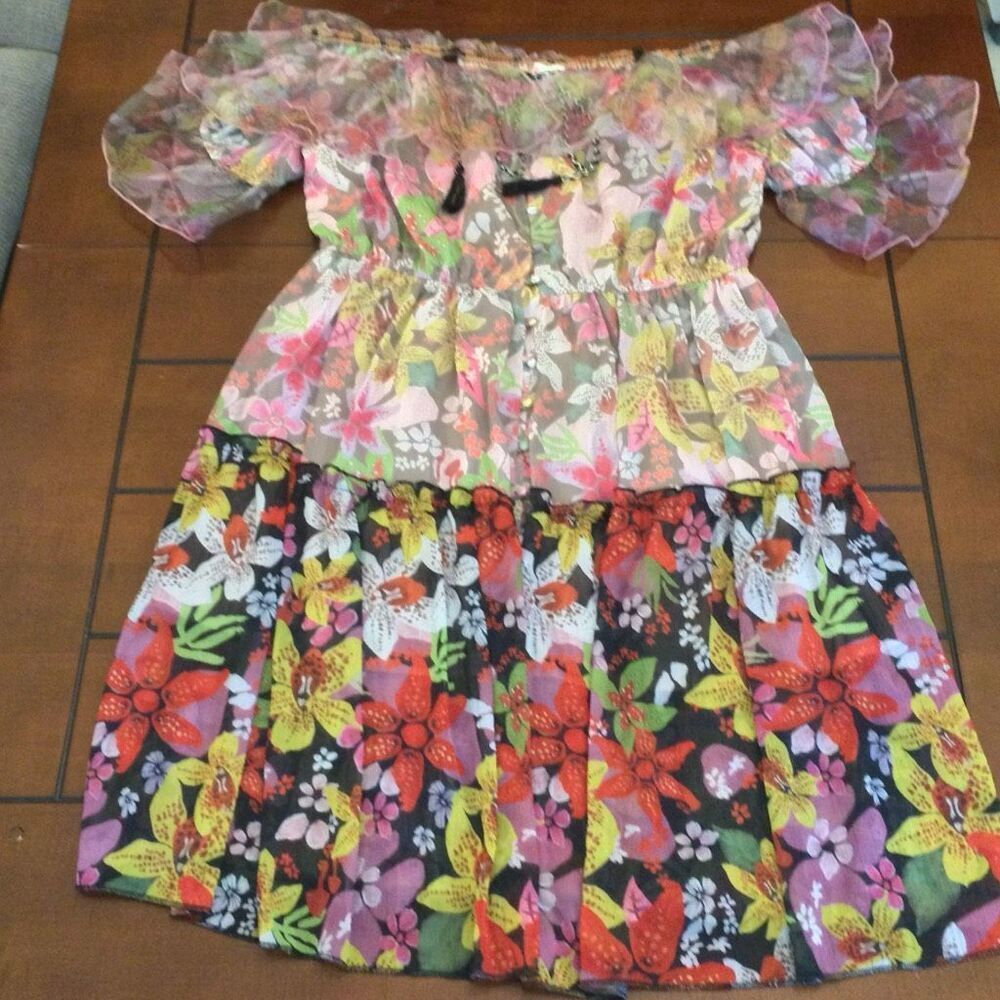NWOT L’atiste floral dress 3x
